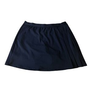 Lady Hagen Women Blue Golf Skirt Skort Size L Athletic Pockets Elastic Waist